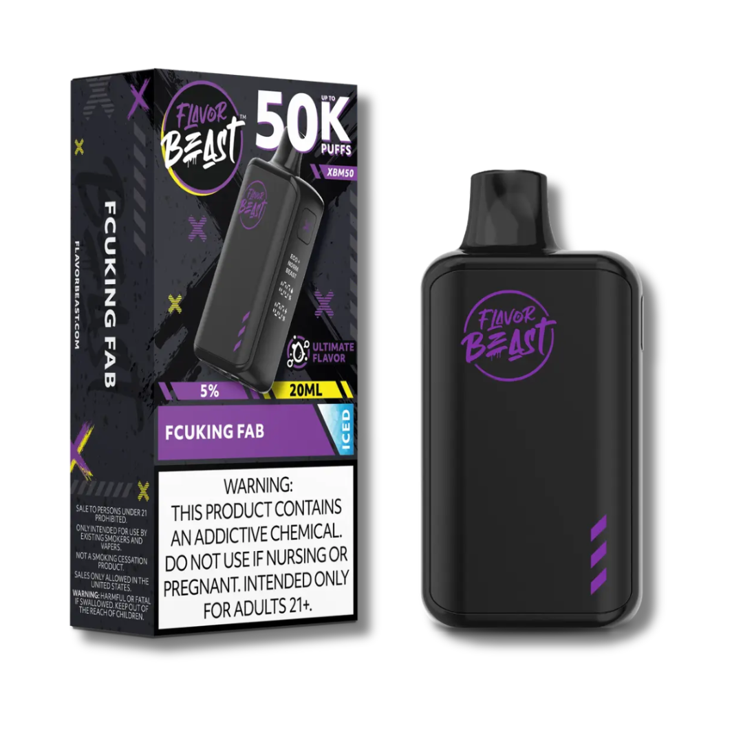 flavor beast vape price XBM50 Disposable 50K – VapeDZ online delivery Hurb Flavors:Frozen Pineapple Redwood Empire Pipe Dream