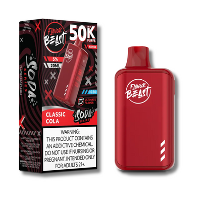 Flavor Beast XBM50 Disposable Vape 50K - Classic Cola