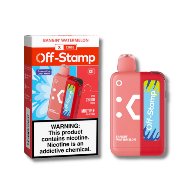 Bangin Watermelon - Off Stamp X-Cube Disposable Kit 25K