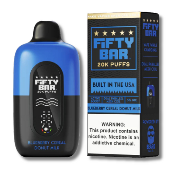 Fifty Bar 20K Disposable Vape Black Series Edition - Dessert Flavors - VapeDZ online delivery Fifty Bar 20K Disposable Vape Black Series Edition - Dessert Flavors - VapeDZ online delivery