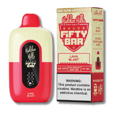 Lava Blast - Fifty Bar X Hidden Hills Club Disposable Vape 20000