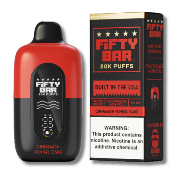 Fifty Bar 20K Disposable Vape Black Series Edition - Dessert Flavors - VapeDZ online delivery Fifty Bar 20K Disposable Vape Black Series Edition - Dessert Flavors - VapeDZ online delivery