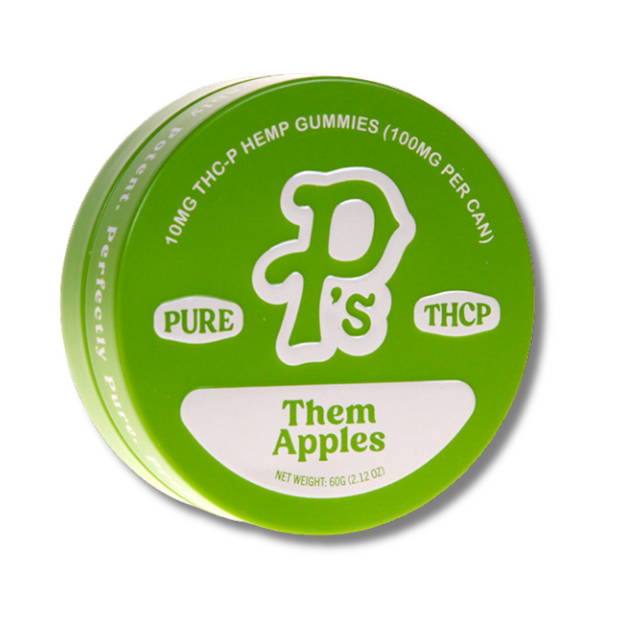Them Apples Flavor - Pushin P's Pure THCP Gummies 100MG
