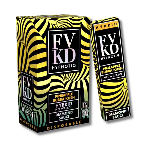 FVKD Hypnotiq Diamond Sauce Disposable 3.5G Pineapple Bubba Kush