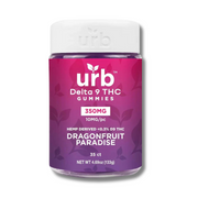 Urb Delta 9 THC Gummies 350MG Dragonfruit Paradise