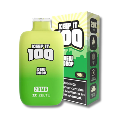 Keep It 100 20K Disposable Vape 2% - Dew Drop Flavor