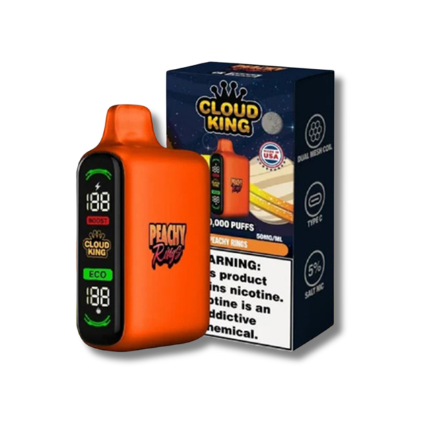 Cloud King 20K Disposable Vape 5% - Peachy Rings