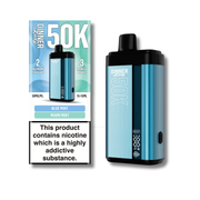 Dinner Lady 50K Disposable Vape Two Flavors In One - Blue Mint & Miami Mint