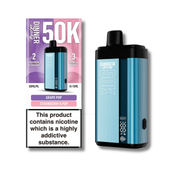 Dinner Lady 50K Disposable Vape Two Flavors In One - Grape Pop & Strawberry B Pop
