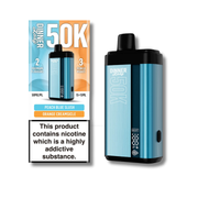 Dinner Lady 50K Disposable Vape Two Flavors In One - Peach Blue Slush & Orange creamsicle