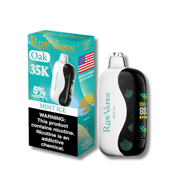 Ripe Vapes Oak 35K Disposable Vape 18mL Mint Ice