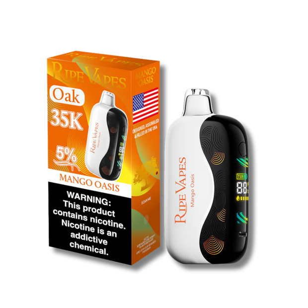 Mango Oasis Ripe Vapes Oak 35K Disposable Vape