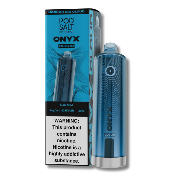 Blue Mist Pod Salt Onyx Cloud 25K Disposable Vape