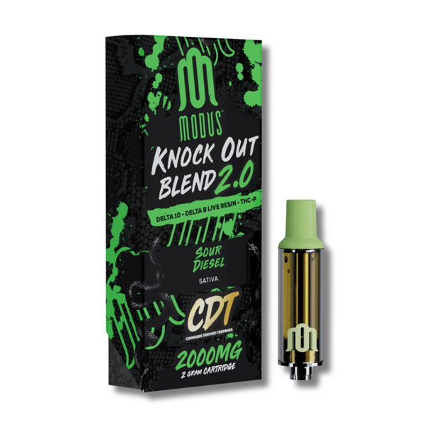 Modus Knockout Blend 2.0 2G Cartridge Sour Diesel Sativa