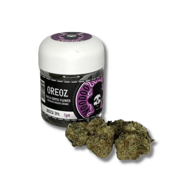 Voodoo Exotix Pure THCA Exotic Flower 7G Oreoz Indica