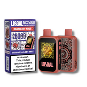 LosGal MC25000 Disposable Vape Powered By lost mary Cranberry Apple