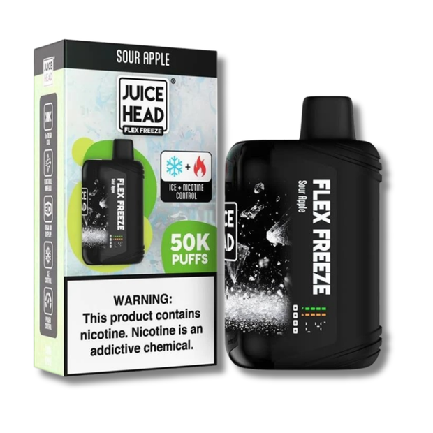 Juice Head Flex Freeze Disposable Vape 50K  - Sour Apple