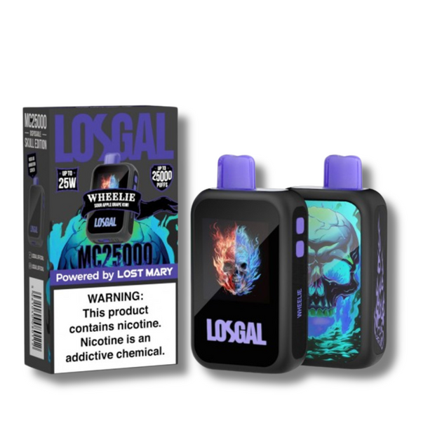 LosGal MC25000 Disposable Vape Powered By lost mary Wheelie Flavor