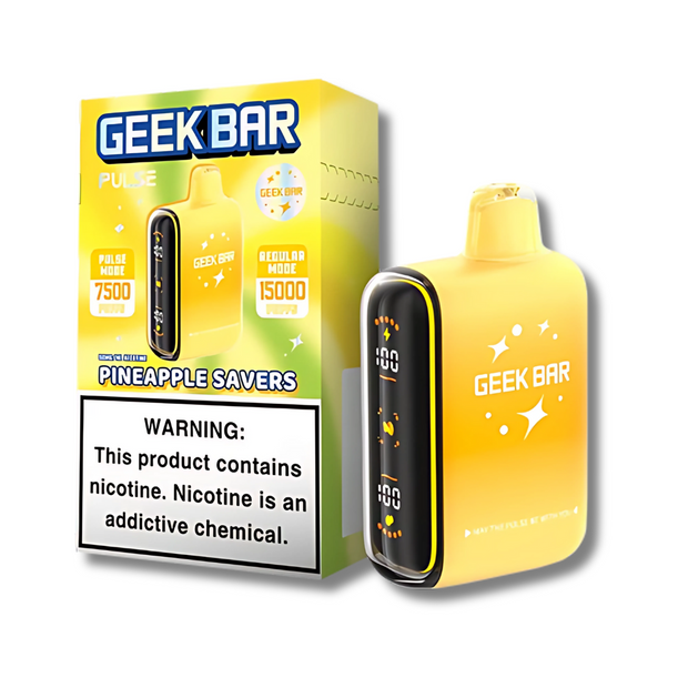Geek Bar Pulse Savers Edition Disposable Vape 15K - Pineapple Savers