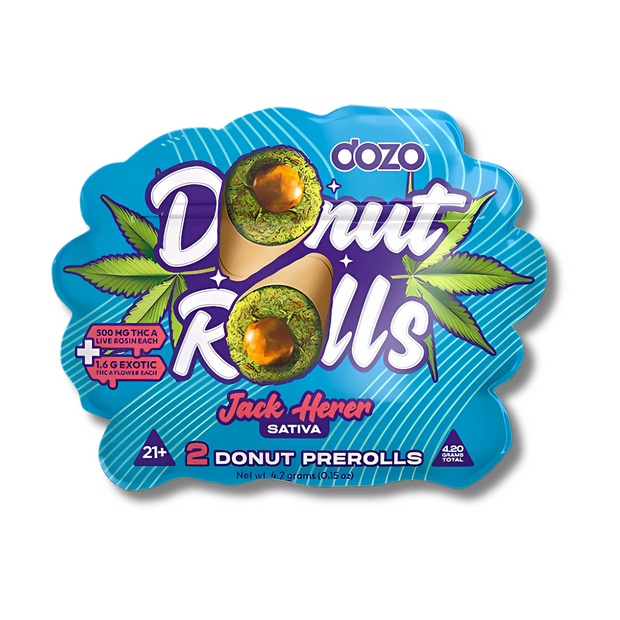 DOZO Donut Rolls THCA Pre Roll 4.2G - Jack Herer
