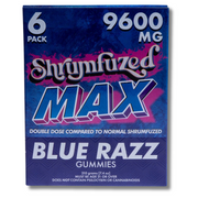 Shrumfuzed MAX Mushroom Gummies 6 Pack 9600MG - Blue Razz