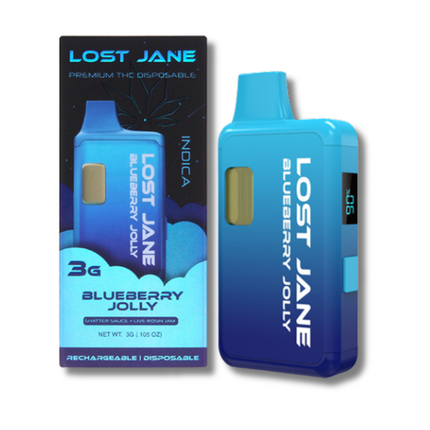 Lost Jane Shatter Sauce + Live Rosin Jam Disposable Vape 3G