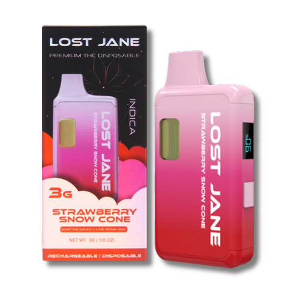 Lost Jane Shatter Sauce + Live Rosin Jam Disposable Vape 3G