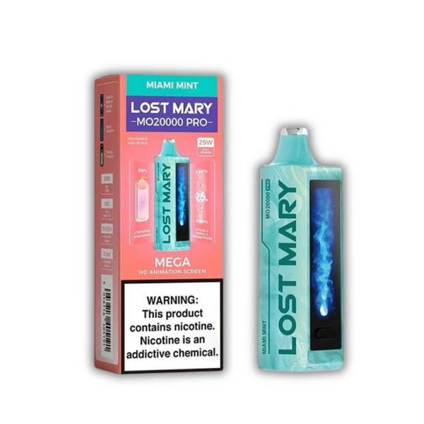 Lost Mary MO20000 Pro Disposable Vape Miami Mint Flavor