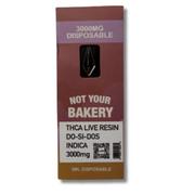 Not Your Bakery Live Resin THCA Disposable 3 Grams - DO-SI-DOS