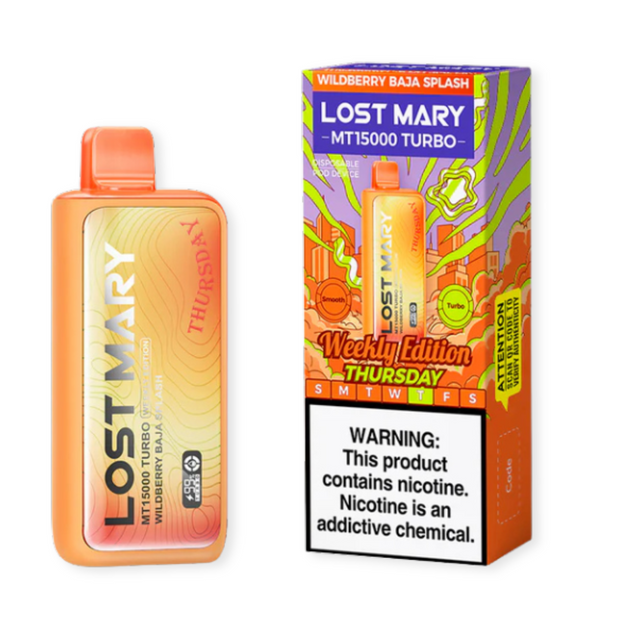 Lost Mary Turbo MT15000 Disposable - Weekly Edition Flavors NEW