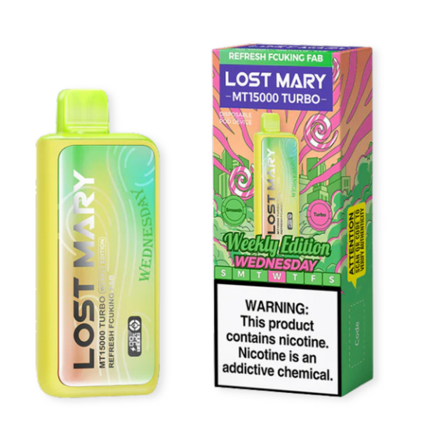 Lost Mary Turbo MT15000 Disposable - Weekly Edition Flavors NEW