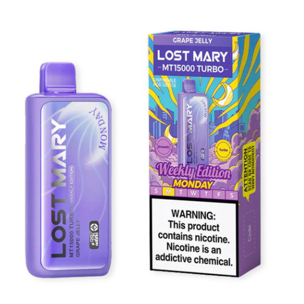 Lost Mary Turbo MT15000 Disposable - Weekly Edition Flavors NEW