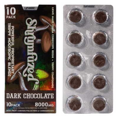 Shrumfuzed Trippy Nootropic Blendz Mushroom Chocolate 8000MG