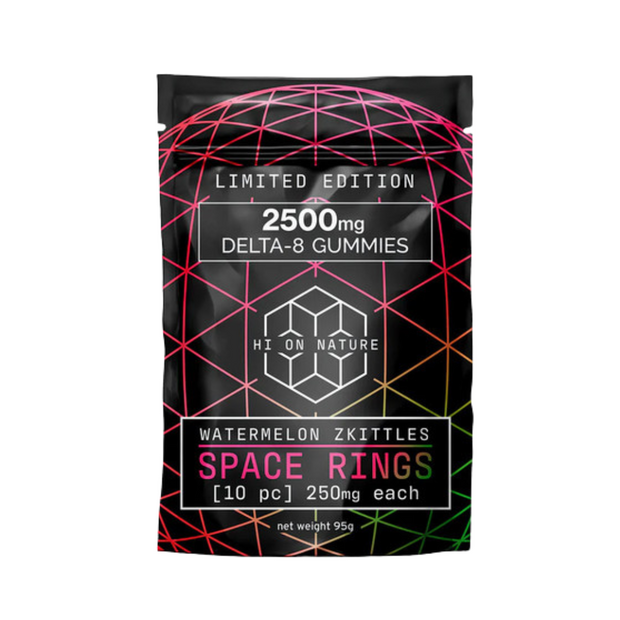 Hi On Nature Delta 8 Space Rings 2500MG Gummies