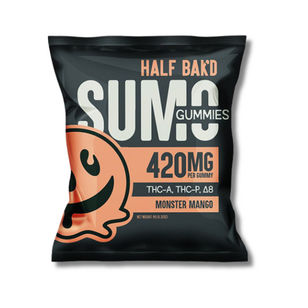 Half Bak'd Sumo 420MG Gummies 2 Pack