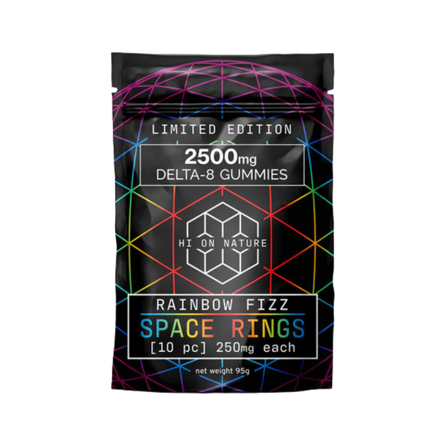 Hi On Nature Delta 8 Space Rings 2500MG Gummies