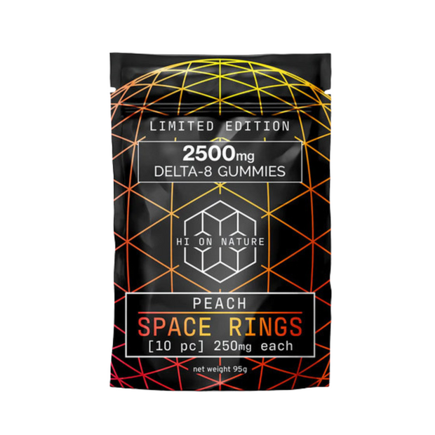 Hi On Nature Delta 8 Space Rings 2500MG Gummies