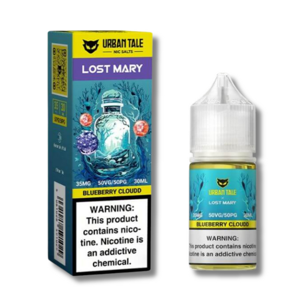 Urban Tale X Lost Mary Nicotine Salt Juice Blueberry Cloudd Flavor