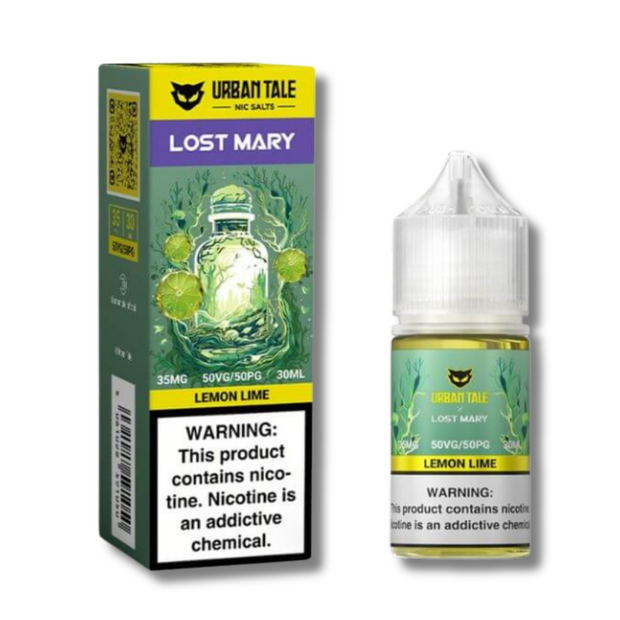 Urban Tale X Lost Mary Nicotine Salt Juice Lemon Lime